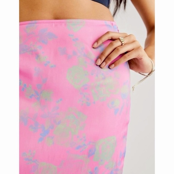 Free People Everything's Rosie Midi Skirt - Picture 2 of 15